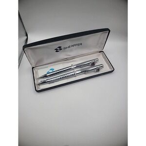 Vintage Sheaffer Black Label Pen Pencil Set Original Box Original Pamphlet USA